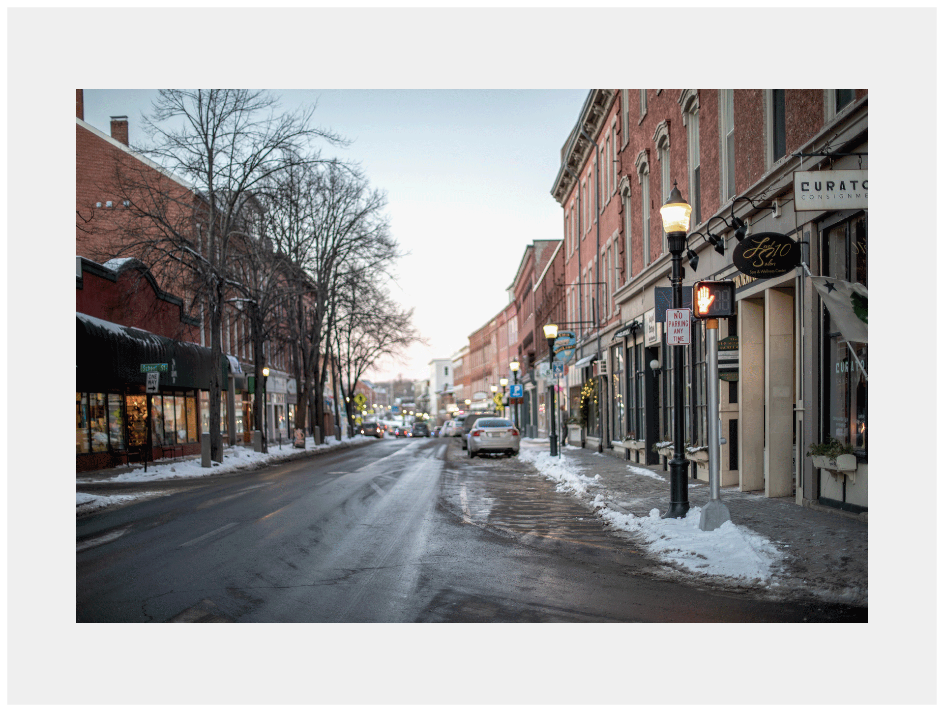 Street, Rockland, February 2025
