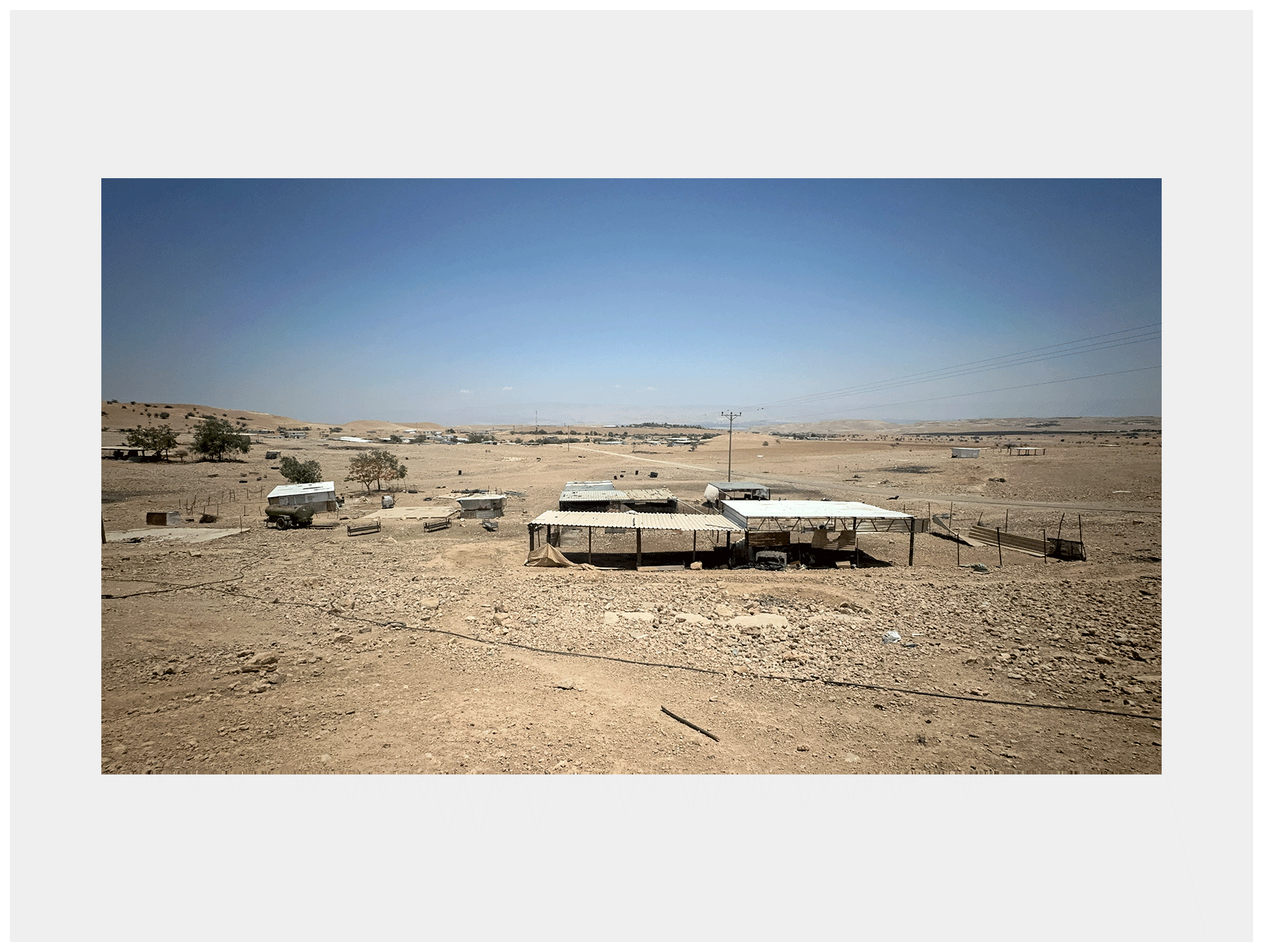 Afternoon View from the Guesthouse, Ras ‘Ein al-’Auja, Jordan Valley, 2025